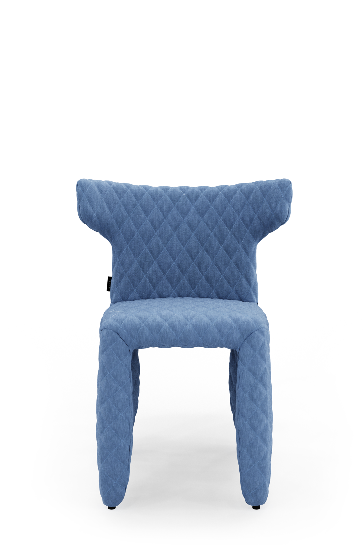 Monster Chair light denim front view
